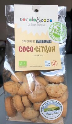 Biscuits Savoureux Coco Citron