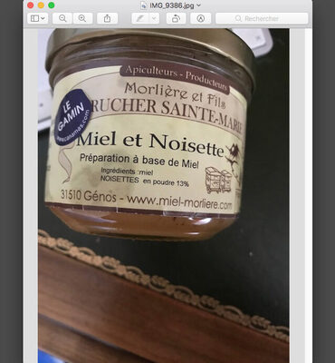 Miel et noisettes