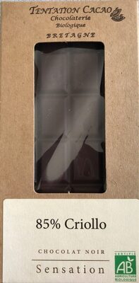 Chocalat noir sensation 85% Criollo