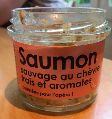 Saumon sauvage au chevre frais et aromates front packaging