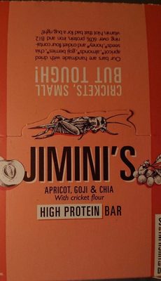 High protein bar Abricot Goji Chia Cricket