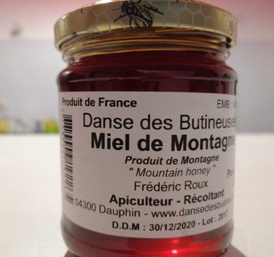 Miel de Montagne front packaging
