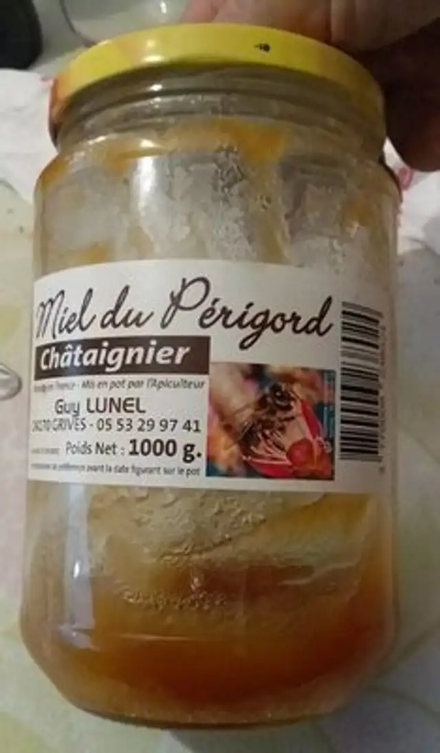 Miel du perigord front packaging