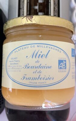 Miel de bourdaine et de framboisier