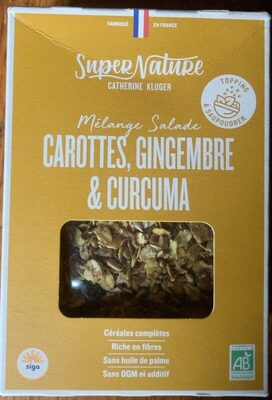 Granola salé - carotte gingembre