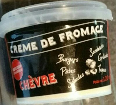 Crème de fromage Chèvre front packaging