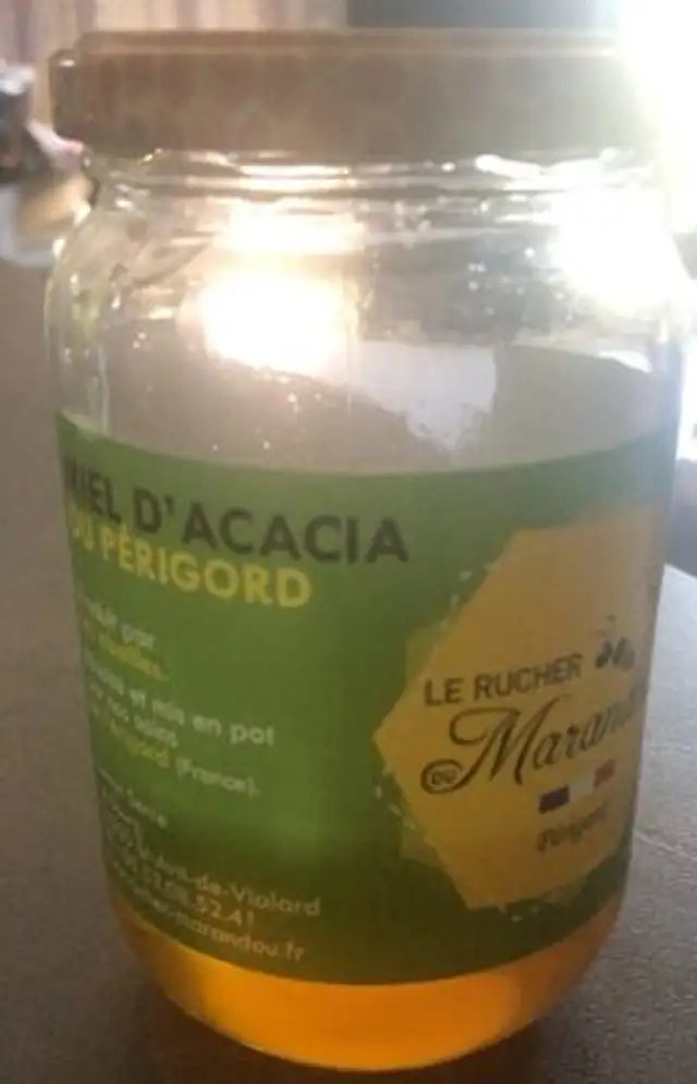 Miel d’acacia du périgord front packaging