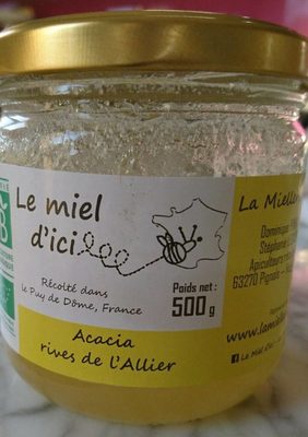 Le miel d'ici front packaging