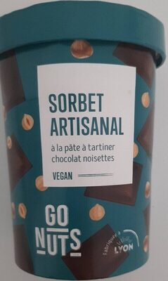 Sorbet artisanal à la pâte à tartiner choco/noisettes