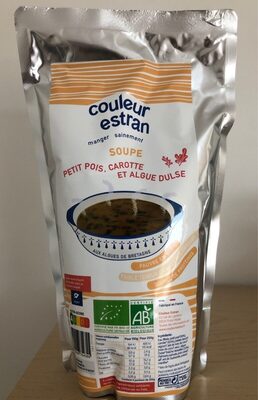 Soupe Petit pois, carotte et algue Dulse 1kg