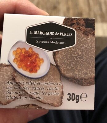 Perles à la truffe front packaging