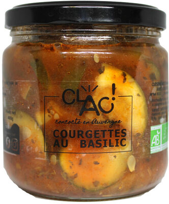 Courgettes au basilic
