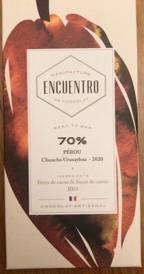 Chuncho Urusayhua 70% Pérou front packaging