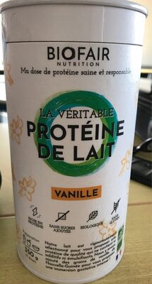 Protéine de lait vanille