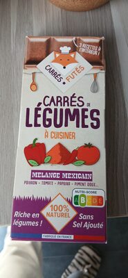 Carrés de légumes