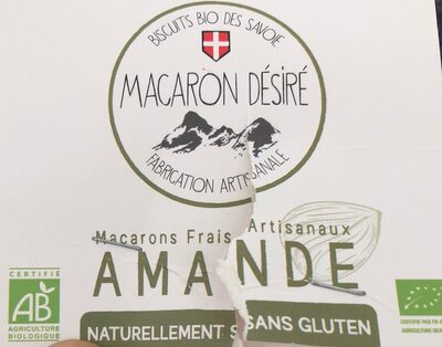Macaron amande front packaging