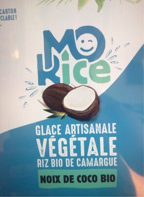 Glace vegetale a la noix de coco
