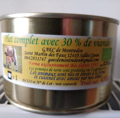 Carbonade de Boeuf Bio à la bière brune d'hiver