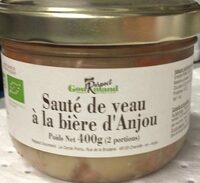 Sauté de veau à la bière d’Anjou