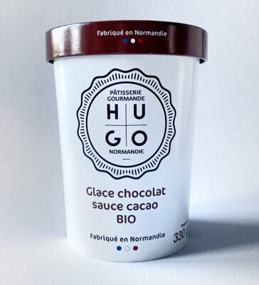 Glace chocolat sauce cacao