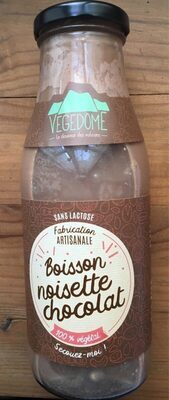 Boisson noisette chocolat front packaging
