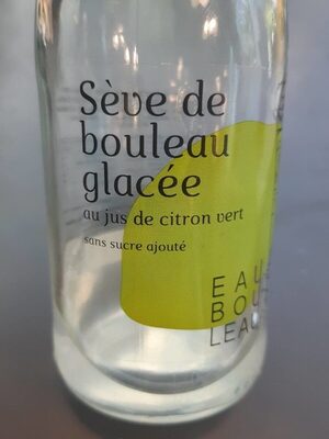 Sève de bouleau glacée citron vert