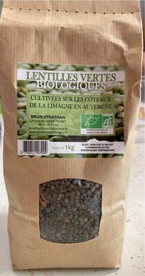 Lentilles vertes front packaging