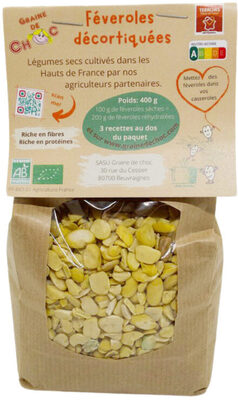 Féveroles décortiquées