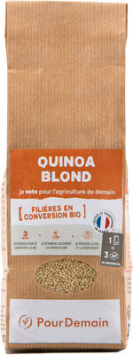 Quinoa blond en conversion bio front packaging