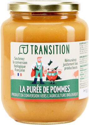Purée de pommes Transition - conversion biologique