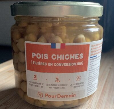 Pois chiches front packaging