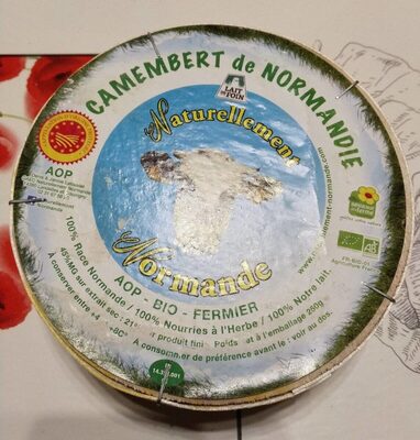 Camembert de Normandie front packaging