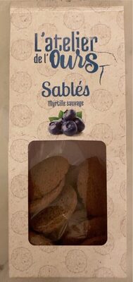 Sablés myrtille sauvage