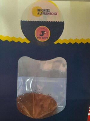 Beignets à la framboise front packaging