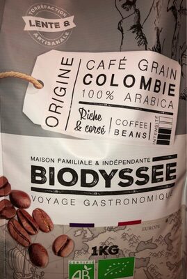 Café en grain BIODYSSEE front packaging