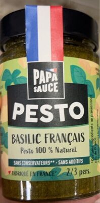 Pesto basilic français