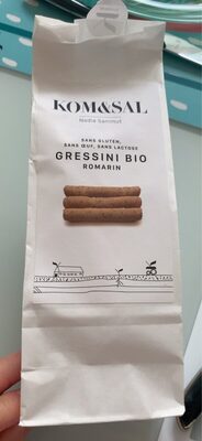 Gressini bio Romarin front packaging