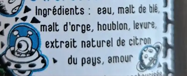 Moby ingredients label