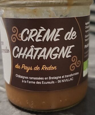 Crème de châtaignes front packaging