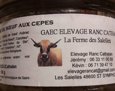 Terrine de boeuf aux cèpes