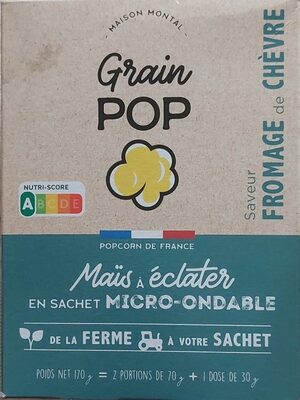 Grain Pop Saveur Fromage de Chèvre