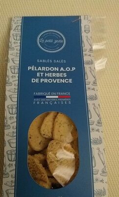 Sablés salés Pélardon AOP et herbes de Provence