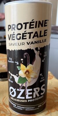 Protéine végétale saveur vanille