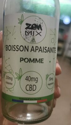 Boissons apaissante pomme CBD