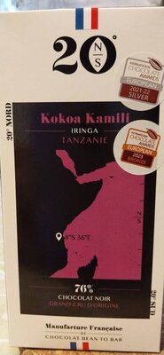 Chocolat noir 76% Iringa Tanzanie