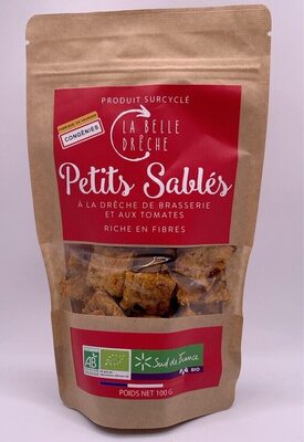 Petits sablés à la drêche de brasserie et aux tomates