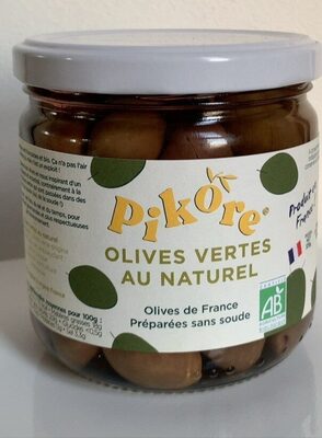 Olives vertes au naturel