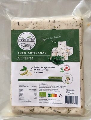 Tofu artisanal au thym