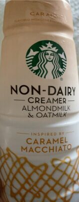 Non dairy creamer caramel macchiato