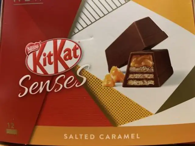 Nestlé KitKat Senses Salted Caramel front packaging